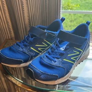 Kids Blue and Green Sneakers